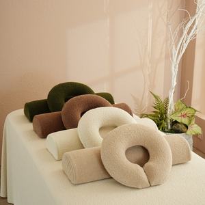 Oreiller de massage en forme de U pour table de massage, coussin de repose-tête, <span class=keywords><strong>spa</strong></span>, salon, soutien du cou, housse amovible, facile à nettoyer - Product Image 4