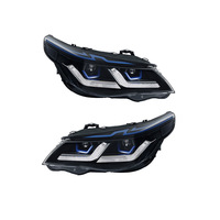 Kit de phares à LED améliorés pour BMW Série 5 E60 2003-2011, avec feux de jour bleus (DRL) double, remplacement OEM, de la version basse à la version haute performance