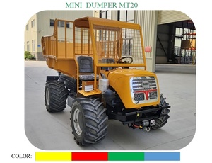 Rueda tipo <span class=keywords><strong>4X4</strong></span> Triciclo aceite Palma fruta elevador cargador transporte Palma jardín volquetes 14.7KW/20HP Sawit Palm Dumper Truck - Product Image 6