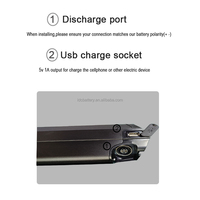 Batterie de vélo électrique Dorado Pro 36v 15ah 17.5ah Elektrofahrrad Akku Fleuron Proxy Telefunken XC920 STARWAY Grand Touring Cadre Ouvert