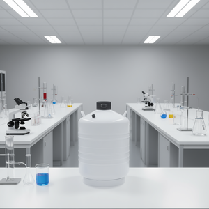 Tanque de nitrógeno líquido de aleación de aluminio de 30L, contenedor LN2 para suministros de laboratorio - Product Image 2