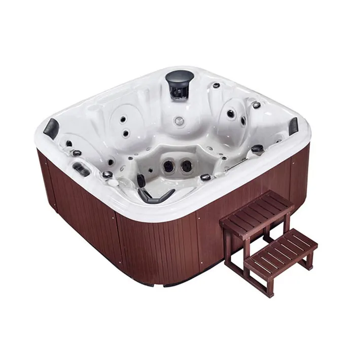 JY8808 Banheira de hidromassagem autônoma para piscina, banheira de hidromassagem para 8 pessoas, piscina de hidromassagem para piscina, banheira de hidromassagem para surf, piscina de alta qualidade para 8 pessoas, azul ao ar livre