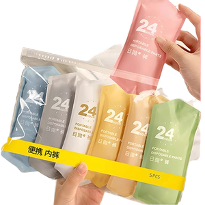 Mutandine Monouso Ecologiche da Donna in Fibra di Poliestere, Traspiranti e Igieniche, Confezione Compatta - Product Image 4