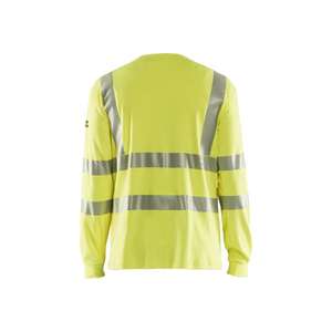 BLAKLADER - 3481176133006XL Multinorm Camiseta de manga larga de alta visibilidad Amarillo-EAN 7330509864135 ROPA DE TRABAJO RESISTENTE A LAS LLAMAS - Product Image 2
