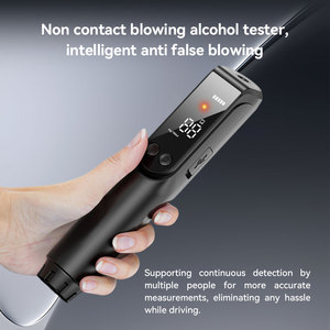 Détecteur d'<span class=keywords><strong>alcool</strong></span> portable haute précision à capteur semi-conducteur, mini-testeur, batterie au lithium, réponse en 10 secondes, alarme de conduite en état d'ébriété - Product Image 1