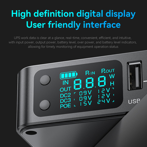 Bán buôn nhà sản xuất 10000 20000mahac DC PoE uninterruptible pin dự phòng cung cấp điện mini UPS cho nhà <span class=keywords><strong>Wifi</strong></span> <span class=keywords><strong>router</strong></span> 12V 24V - Product Image 3