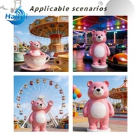 Sculptures en fibre de verre sur mesure pour intérieur, art déco moderne de luxe, art pop fait main, statues d'animaux écologiques