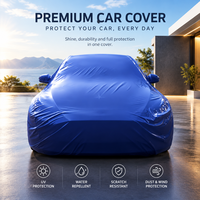 Housse de voiture à finition brillante, imperméable, haute brillance, protection extérieure pour véhicules sport de luxe, protection contre le soleil, la pluie et les intempéries
