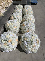 QSLH Ti349 Centres de table de mariage, fleurs, décoration de mariage, boules de fleurs pour centres de table, décoration de mariage
