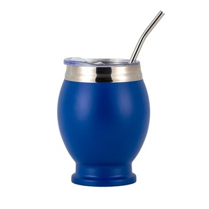 Taza de Mate Argentina de Acero Inoxidable de 12oz con Bombilla |   Termo de Doble Pared con Aislamiento al Vacío para Yerba Mate - Product Image 3