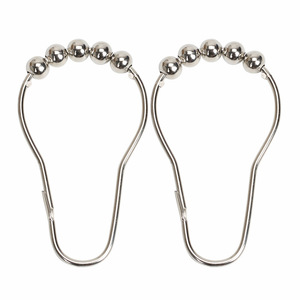 Shower Curtain <b>Hook</b> Metal Gourd Shape Five Ball Bearing Smooth Silent Slip <b>Hook</b> For Bathroom Accessories - Product Image 5