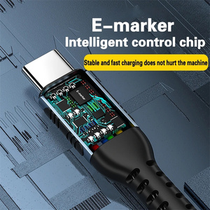 Cable USB C a C de 2 Metros y 100W para iPhone <span class=keywords><strong>13</strong></span>, Huawei, Xiaomi <span class=keywords><strong>POCO</strong></span> <span class=keywords><strong>X3</strong></span> M3, Samsung, Macbook, iPad, Cable de Carga Rápida y Transferencia de Datos - Product Image 5
