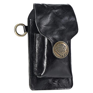 Sac banane en <span class=keywords><strong>cuir</strong></span> avec porte-Cigarette pour hommes, vente en gros - Product Image 6