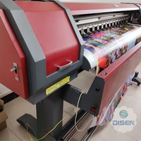 Máquina de Impresión Digital de Inyección de Tinta para Pancartas Flexibles Disen de 1.6M, 1440 DPI, Base Agua/Eco-solvente, Automática, Certificación CE, 1 Unidad Usada