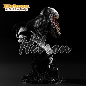 Statue grandeur nature <span class=keywords><strong>Marvel</strong></span> <span class=keywords><strong>Venom</strong></span> Bust_ Buste <span class=keywords><strong>Venom</strong></span> à l'échelle <span class=keywords><strong>1</strong></span>:<span class=keywords><strong>1</strong></span>_ Modèle de collection mortel_ Articles de collection - Product Image 4