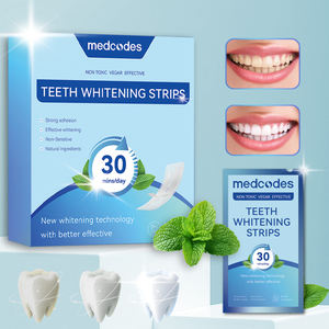 Bandes blanchissantes pour les <span class=keywords><strong>dents</strong></span> personnalisées, sans peroxyde, non toxiques, véganes, blanchiment des <span class=keywords><strong>dents</strong></span> naturel, saveur menthe, <span class=keywords><strong>dents</strong></span> blanches - Product Image 1