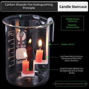 Kit per Esperimenti di Estinzione Incendi con Anidride Carbonica per <span class=keywords><strong>Chimica</strong></span> delle Scuole Medie - Product Image 1
