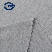 Polyester CVC recyclé écologique et tissu jersey de coton pour doublure de vêtement vêtements de nuit
