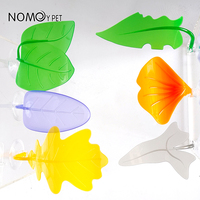 NOMOY PET Nouveau Design Reptile Accessoires Divers Colorés En Plastique Plante Artificielle Reptile Escalade Feuille pour Reptiles Arboréaux