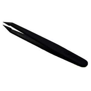 Old 703 Pointed Tweezers Conductive Plastic Carbon Fiber Antimagnetic Cleanroom <b>Tool</b> 6.5 In - Product Image 4