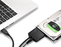 Adaptador SATA III a USB 3,0 convertir USB3.0 a Sata3 Cable con conector de 22 pines para 2,5 3,5 pulgadas HDD SSD controlador duro compatible con USAP