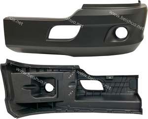 Cubierta <span class=keywords><strong>de</strong></span> Parachoques Delantero BS-KW-204-1, Plástico PP, Compatible con Kenworth T680 2017- con Orificio para Faros Antiniebla - Product Image 4