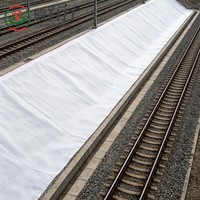 Géotextile non tissé en filament de polyester WSL pour la séparation et le drainage des chaussées routières, filament pour routes