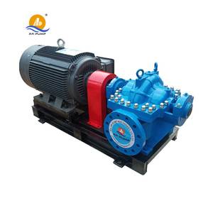 Pompe centrifuge horizontale monophasée à double aspiration résistante à la corrosion avec support OEM, pompe d'irrigation à carter divisé pour liquides réfrigérés - Product Image 2
