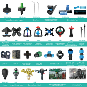 Kit de système d'irrigation goutte à goutte pour serre avec pompe submersible pour puits profond alimentée par énergie solaire MPPT IP54 de VEICHI - Product Image 2