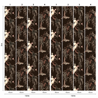 Papier peint non tissé de luxe, design grue chinoiserie, sans PVC, écologique, pour la décoration de la maison et des hôtels