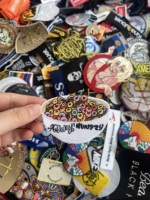 Patchs thermocollants Broderie incurvée Alphabet de couture pour T-shirts Vestes Chaussettes Sacs Chapeaux DIY Décoration