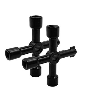 Logo personnalisé <span class=keywords><strong>clé</strong></span> croisée universelle 4 en 1 en acier inoxydable <span class=keywords><strong>clé</strong></span> carrée triangulaire pour l'eau <span class=keywords><strong>compteur</strong></span> de <span class=keywords><strong>gaz</strong></span> vanne ascenseur armoire - Product Image 6