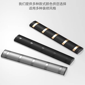 <b>Wall</b> Mounted Aluminum Coat <b>Hooks</b> Rectangle Foldable Bathroom Entryway Clothing Organizer 5A39 - Product Image 4