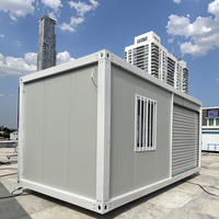 Maison détachable de 20 pieds Petite maison préfabriquée Conteneur modulaire de luxe de 10 pieds Maison de camping préfabriquée Maison de conteneur détachable