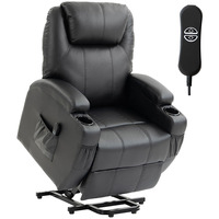 Fauteuil inclinable électrique avec massage et chaleur, canapé individuel moderne pour home cinéma – Offre spéciale