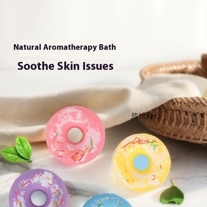 Boules de sel de <span class=keywords><strong>bain</strong></span> pour le nettoyage de la peau, bonbons créatifs, style beignet, pour les enfants, utilisation transfrontalière - Product Image 3