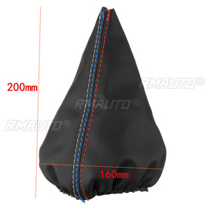 Poignée de levier de vitesses, soufflet de levier de vitesses, housse en cuir PU pour BMW E30 E34 Z3 E46 E36 - Product Image 2