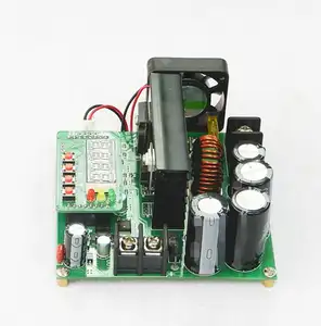 High-power DC-DC adjustable voltage booster module Digital display voltage booster circuit board 12v to 24V 48-60V high voltage