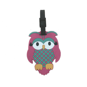 Phim hoạt hình cá nhân phim hoạt hình động vật hình trái cây Silicone hành lý tag tên địa chỉ ID Vali túi du lịch tag - Product Image 1