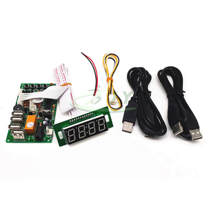 Controlador de Tiempo TM-18 de 4 Dígitos con Monedero USB, Placa de Control de Conteo de Tiempo Capaz de Controlar 2 Conjuntos de Dispositivos, Inglés, 1 Año de Garantía - Product Image 2