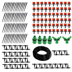 <span class=keywords><strong>Kit</strong></span> d'arrosage <span class=keywords><strong>goutte</strong></span>-à-<span class=keywords><strong>goutte</strong></span> automatique pour légumes et fleurs, tuyau de <span class=keywords><strong>50m</strong></span>, pour jardin domestique, rouge réglable - Product Image 1