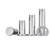 Goupille cylindrique en acier inoxydable M4 x 30 35 40 de type amélioré BSF avec rainure pour rondelle de positionnement, version 20 pièces