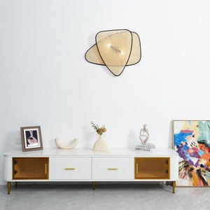 Lampadario in vimini in vimini <span class=keywords><strong>lampada</strong></span> <span class=keywords><strong>a</strong></span> <span class=keywords><strong>sospensione</strong></span> da cucina Cannage in legno lampadario in bambù E27 creativa <span class=keywords><strong>a</strong></span> griglia <span class=keywords><strong>a</strong></span> mano <span class=keywords><strong>lampada</strong></span> di design - Product Image 5