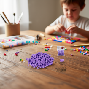 Perline Ilan Art Perler viola chiaro 5x5mm circa 500 pezzi - Product Image 3