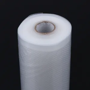 Kantong plastik segel vakum, rol kemasan tas penyimpanan penyimpan makanan dapur untuk menjaga kesegaran 15/20cm * 500cm