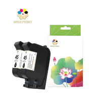 Wiseprint Compatible HP45 51645A 51645 45A 45 CAD Traceur de pigments de teinture Imprimante jet d'encre TIJ Cartouche d'encre