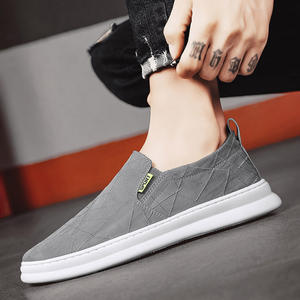 Zapatos de Lona Sin Cordones para Hombre, Transpirables, Ligeros, Casuales, Planos, Versátiles, Diseño de Tela Beijing, para Primavera/Verano - Product Image 4