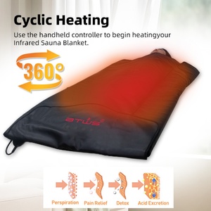 Manta de Sauna de Piedra de Jade de 1 Zona Negra, Novedad 2025, para Relajación, Pérdida de Peso y Cuidado de la Piel - Product Image 3