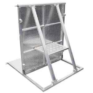 Barrière de contrôle des foules en métal personnalisée Barrière de contrôle des foules en métal pour concert Mojo en aluminium Barrière de contrôle des foules de scène - Product Image 5