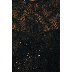 OEM hizmetleri yaz siyah High-End seksi doğal bel kat uzunluk saten şifon payetli parti elbise - Product Image 4